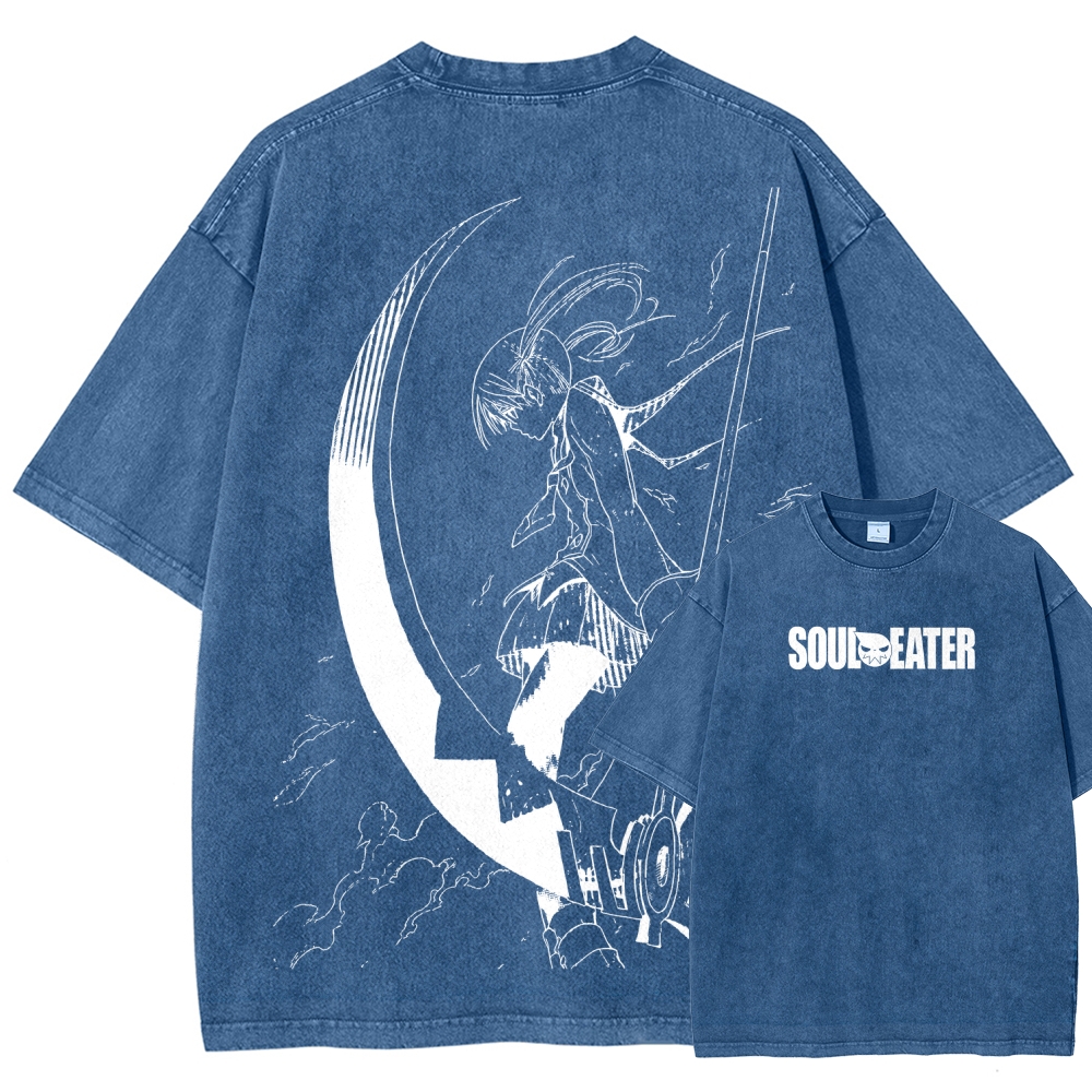 soul eater Unisex Fit Washed T-Shirt 2604000853