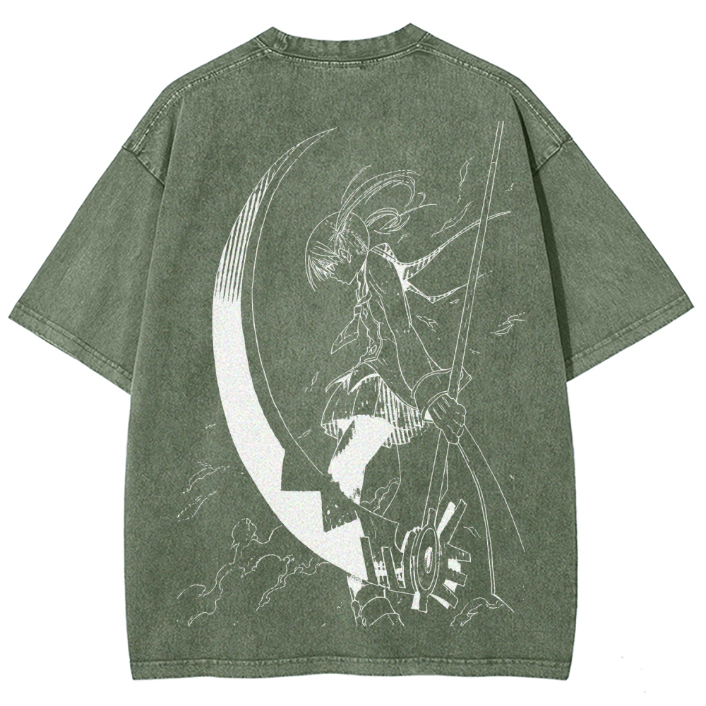 soul eater Unisex Fit Washed T-Shirt 2604000853