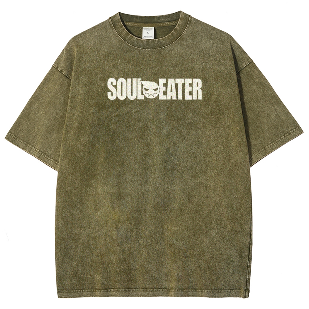 soul eater Unisex Fit Washed T-Shirt 2604000853