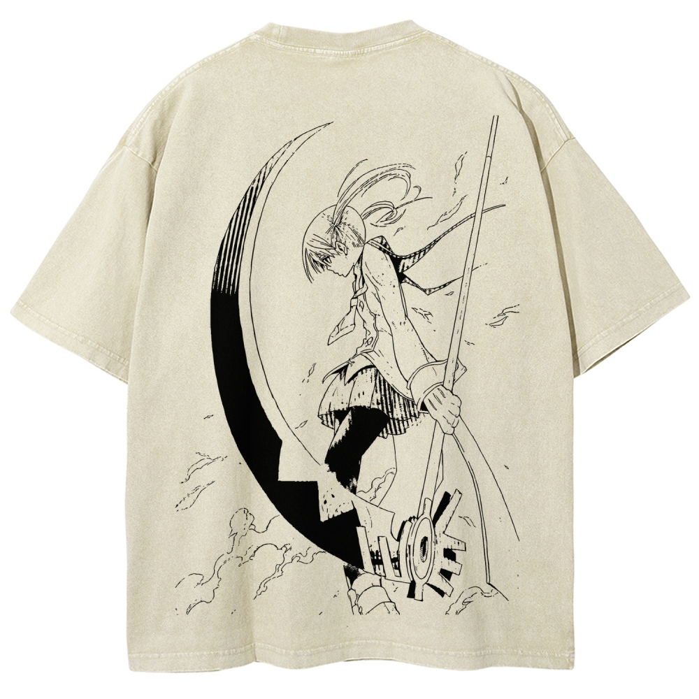 soul eater Unisex Fit Washed T-Shirt 2604000853