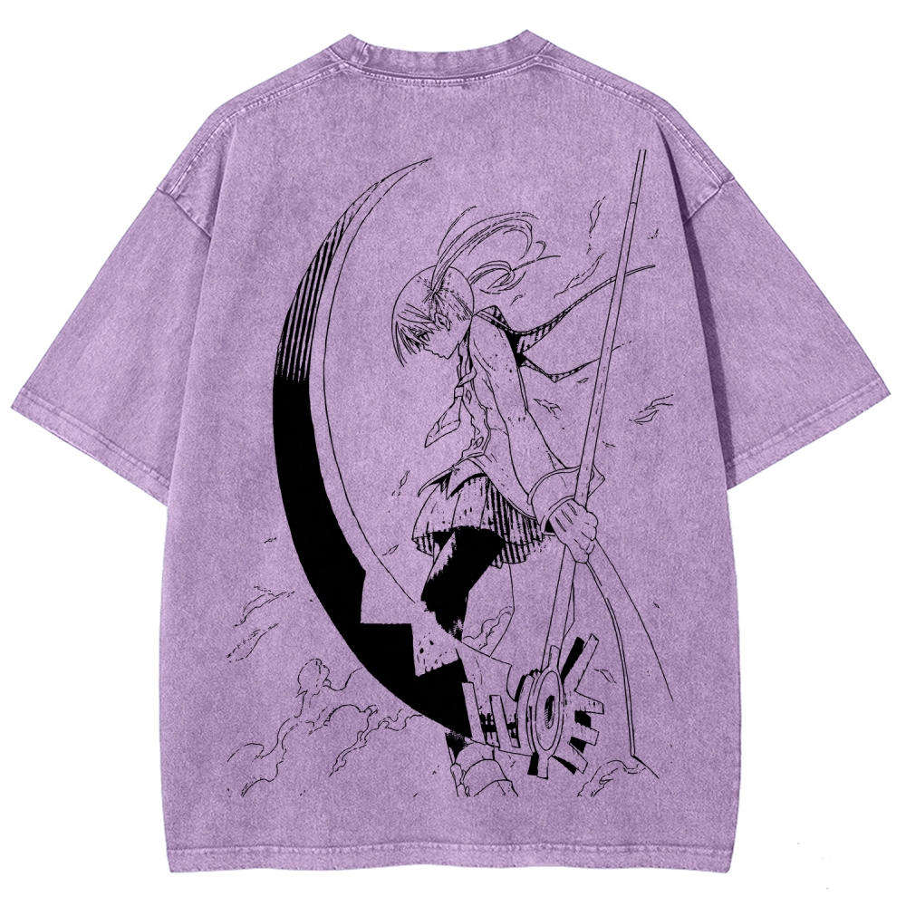 soul eater Unisex Fit Washed T-Shirt 2604000853