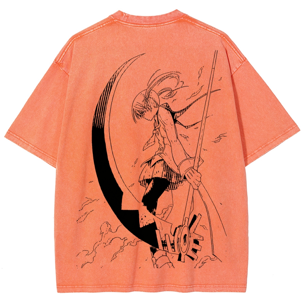 soul eater Unisex Fit Washed T-Shirt 2604000853