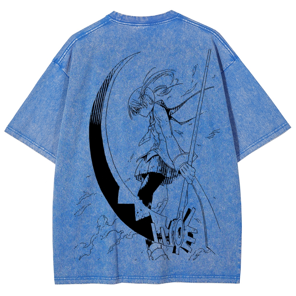 soul eater Unisex Fit Washed T-Shirt 2604000853