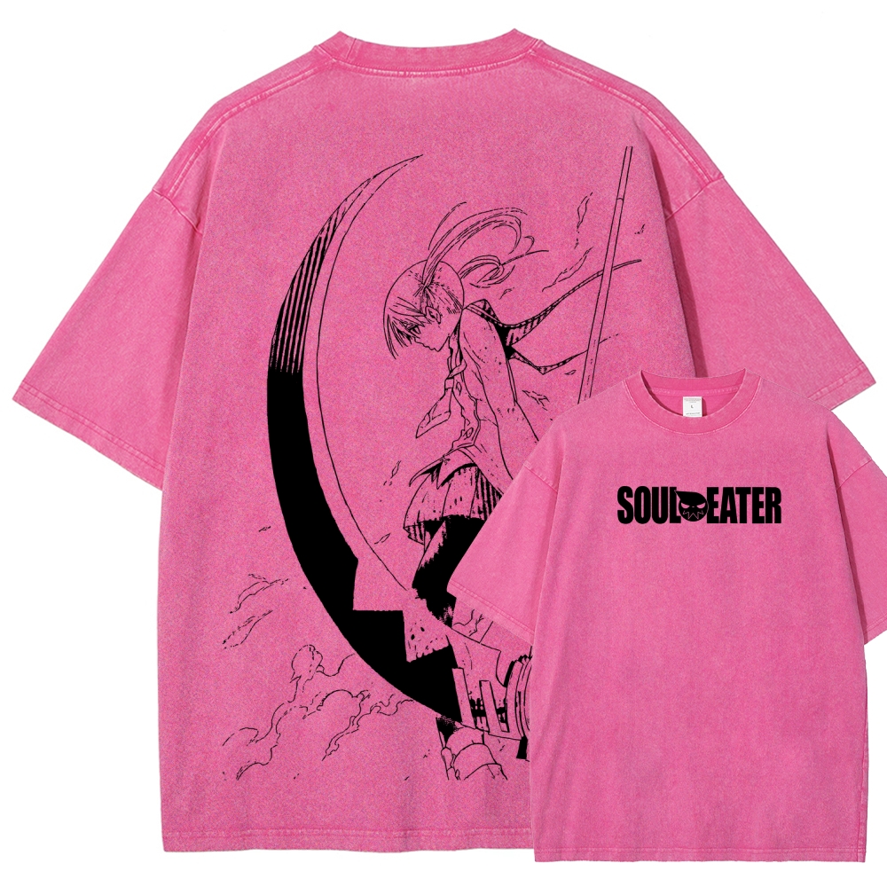 soul eater Unisex Fit Washed T-Shirt 2604000853