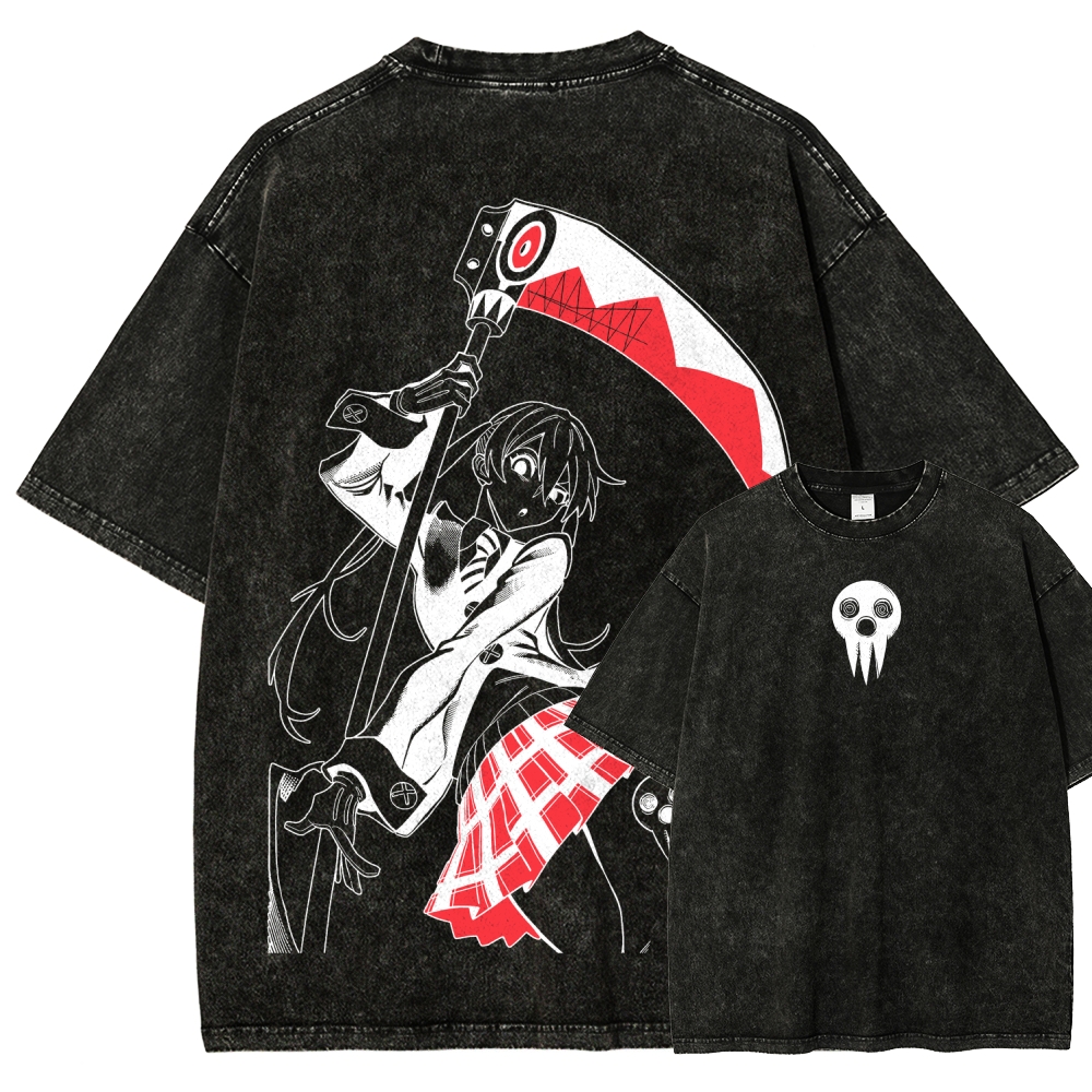 soul eater Unisex Fit Washed T-Shirt 2604000855