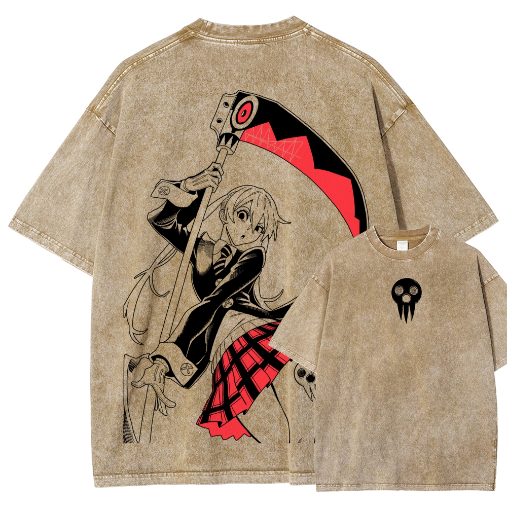 soul eater Unisex Fit Washed T-Shirt 2604000855