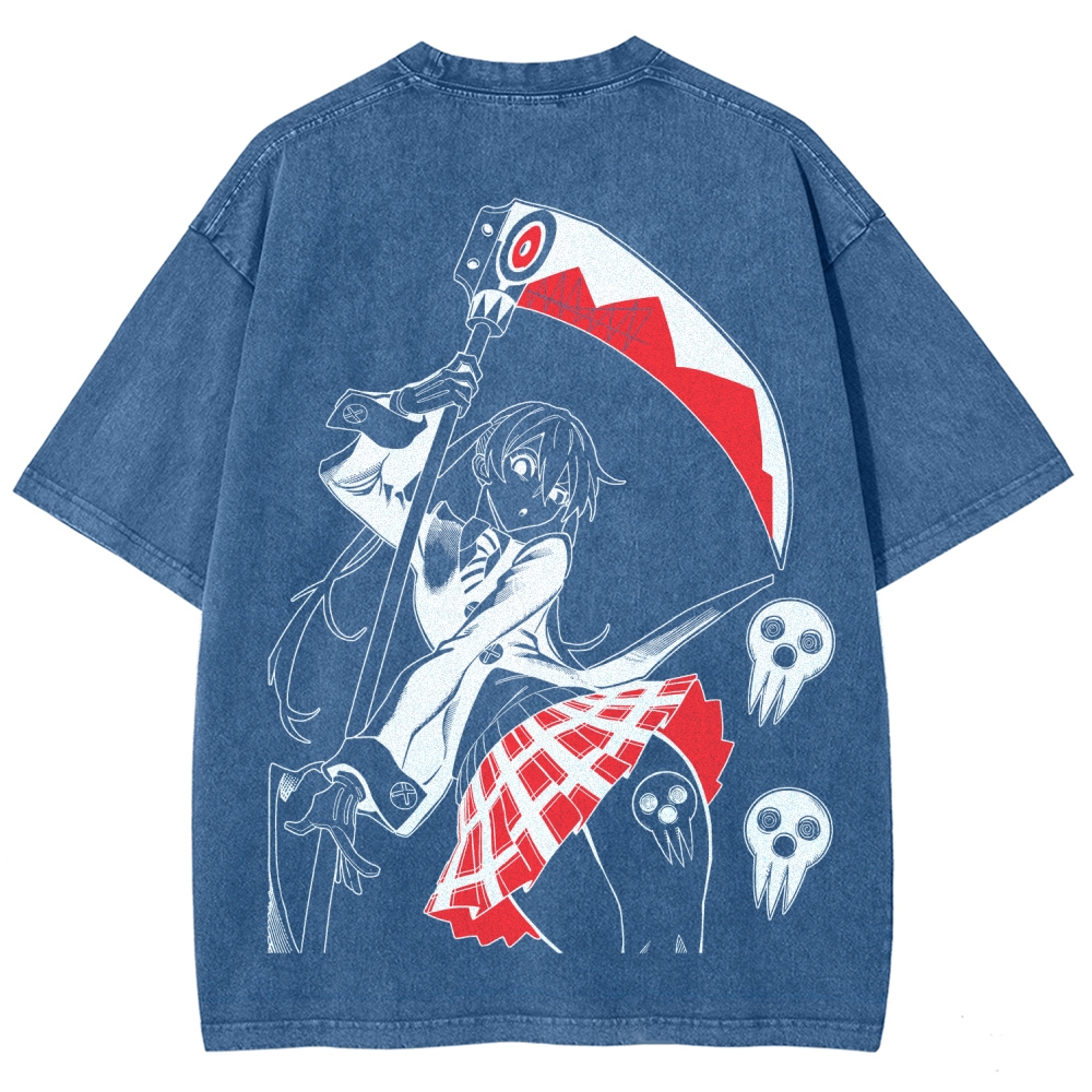 soul eater Unisex Fit Washed T-Shirt 2604000855