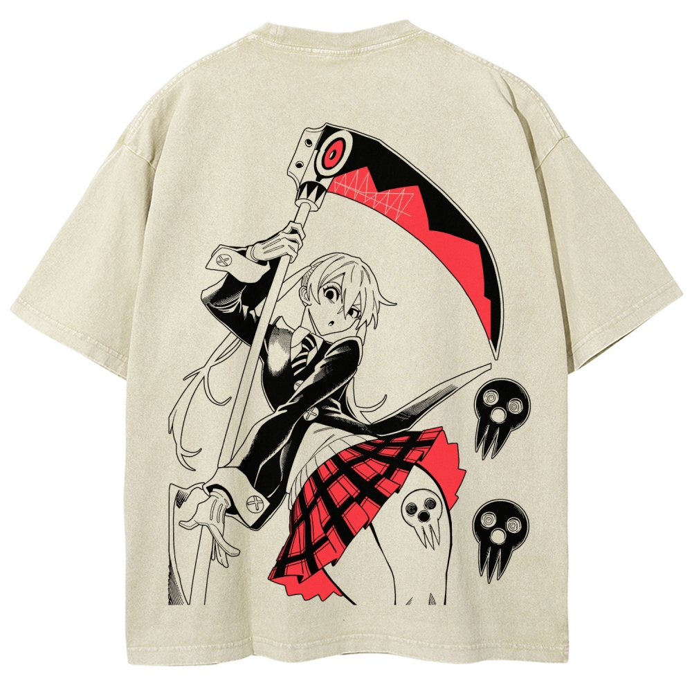 soul eater Unisex Fit Washed T-Shirt 2604000855