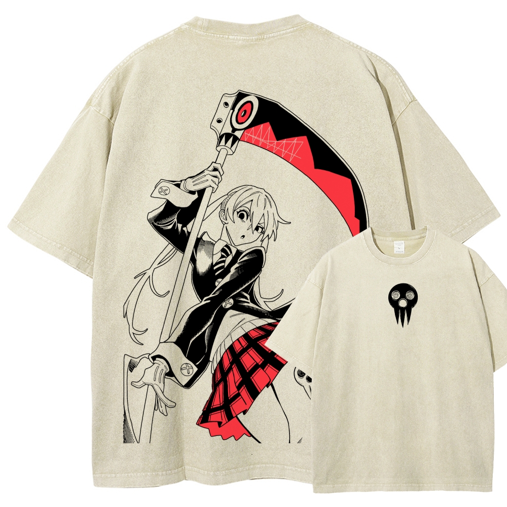 soul eater Unisex Fit Washed T-Shirt 2604000855