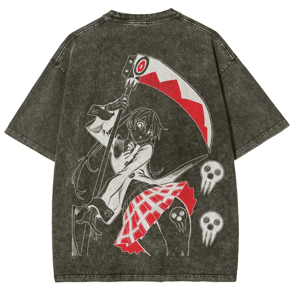 soul eater Unisex Fit Washed T-Shirt 2604000855