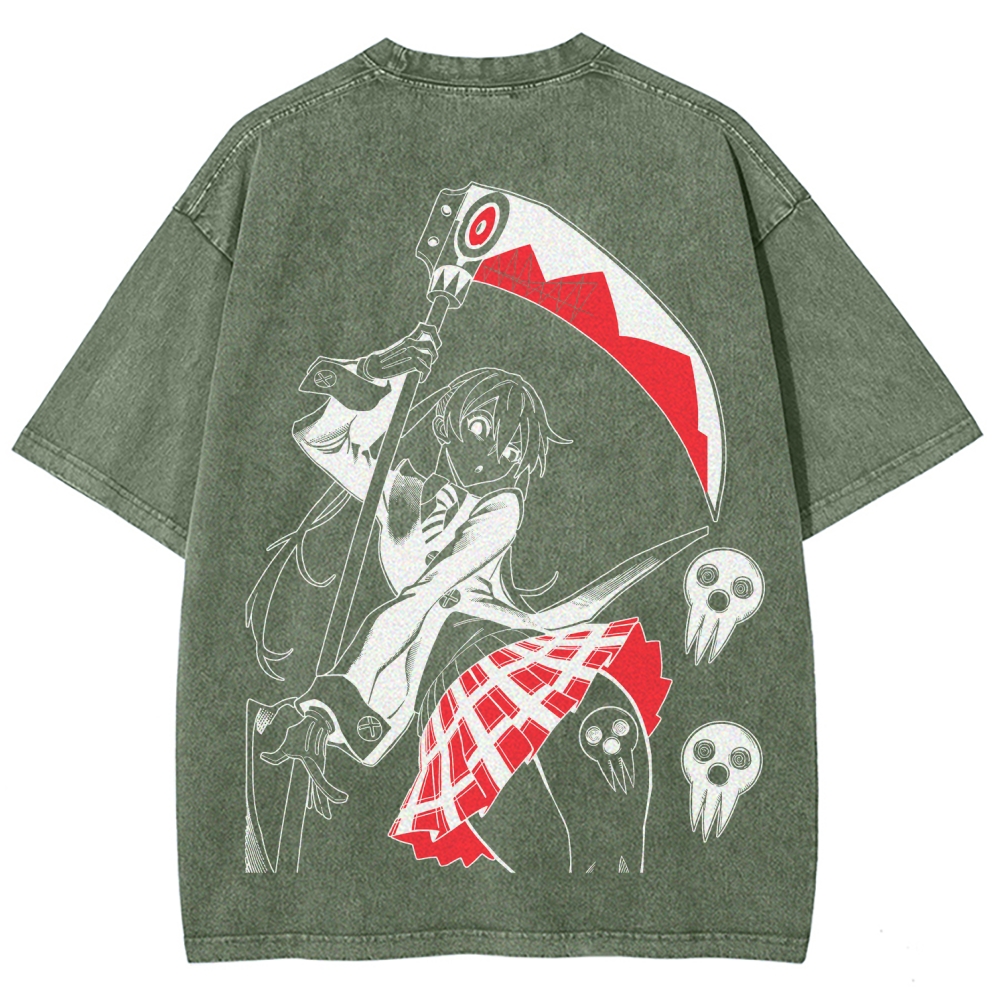 soul eater Unisex Fit Washed T-Shirt 2604000855