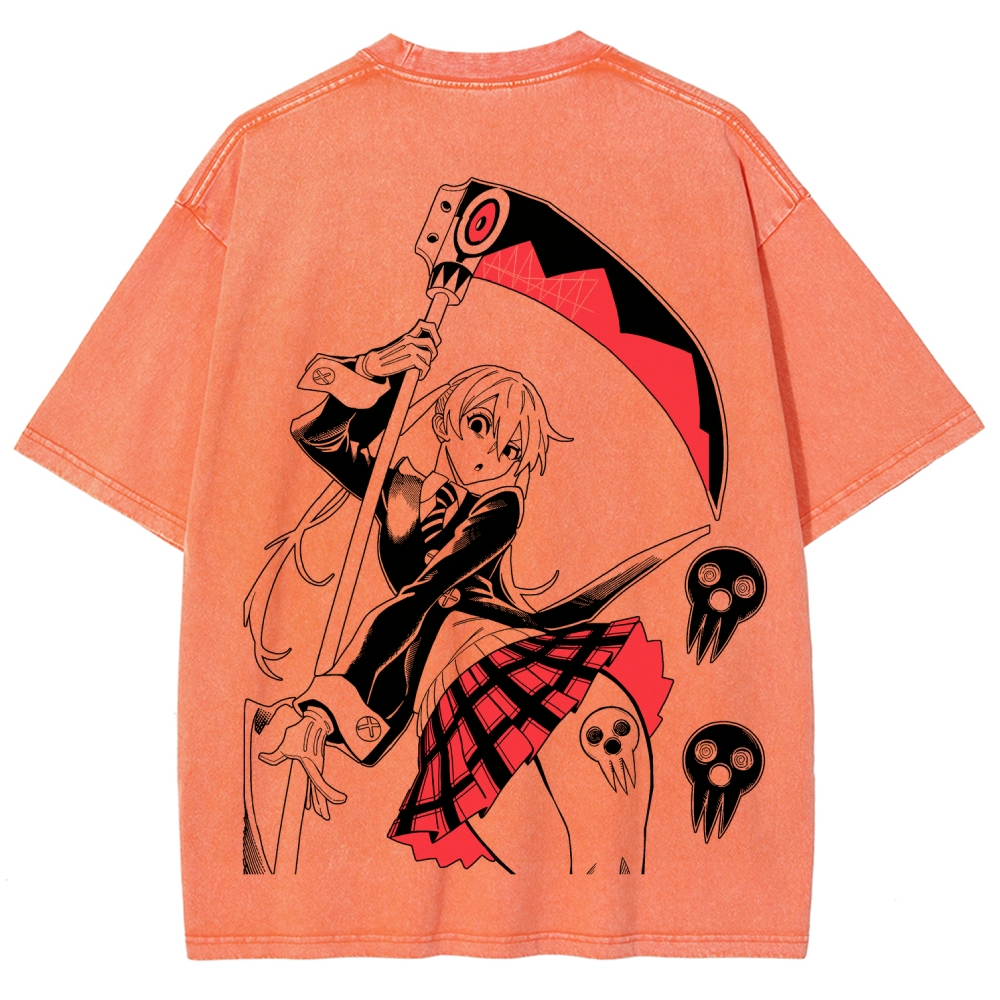 soul eater Unisex Fit Washed T-Shirt 2604000855
