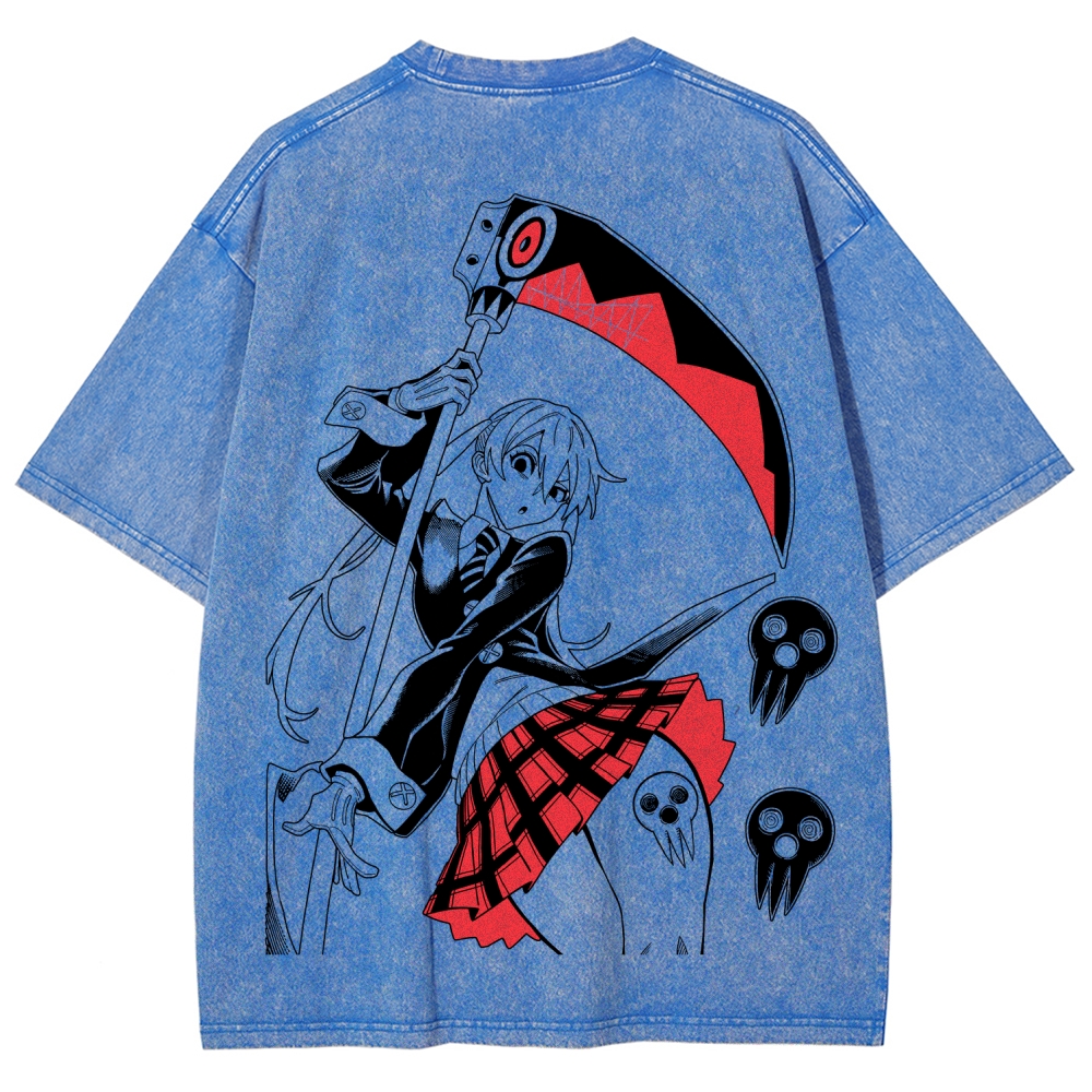 soul eater Unisex Fit Washed T-Shirt 2604000855