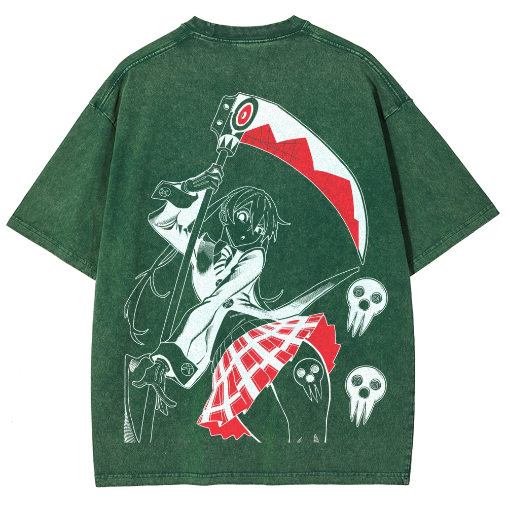 soul eater Unisex Fit Washed T-Shirt 2604000855