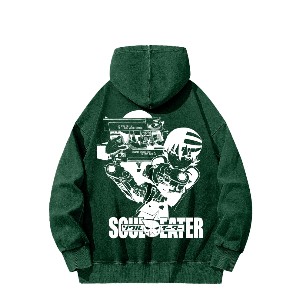 soul eater Unisex Washed Hoodie 2604000857