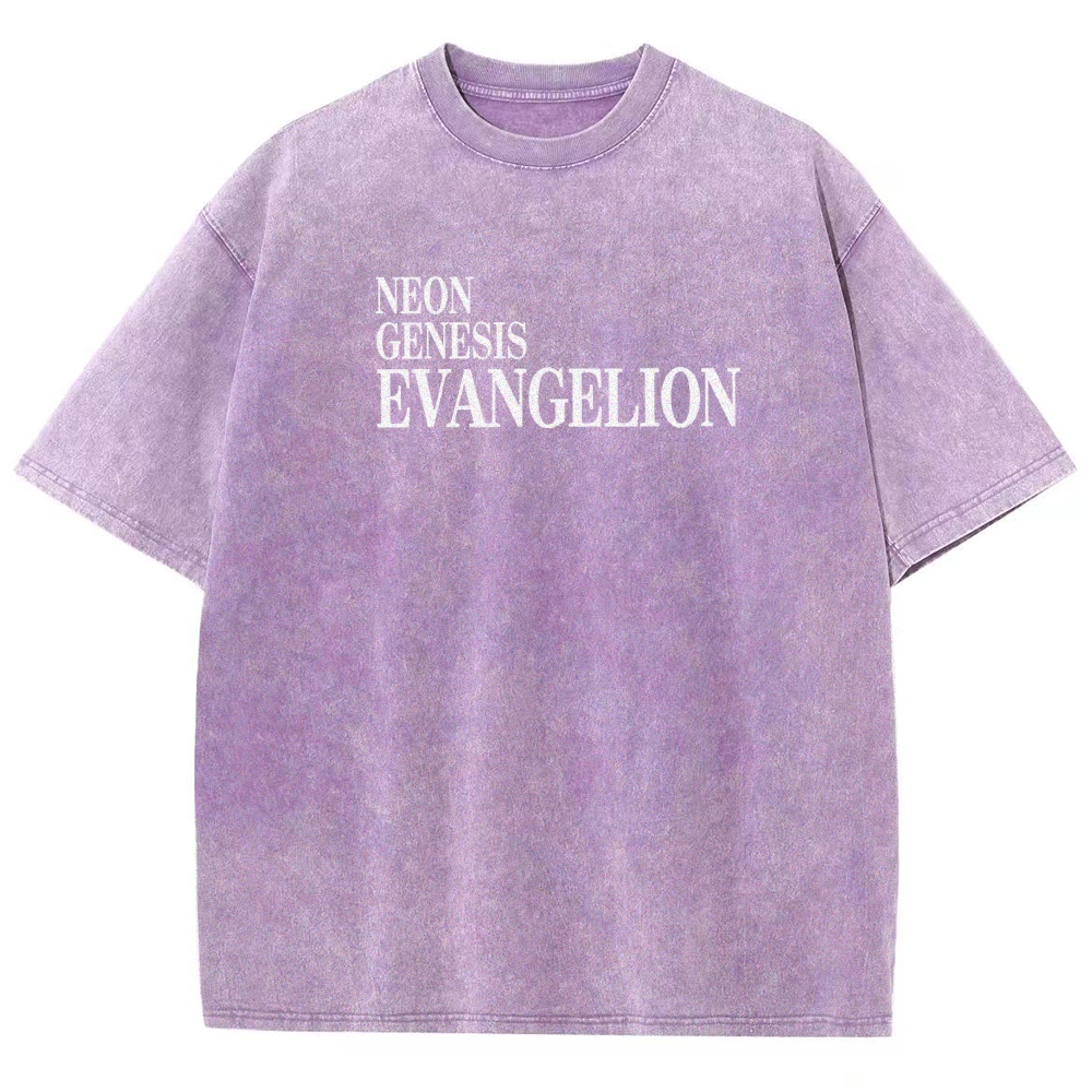Neon Genesis Evangelion Unisex Fit Washed T-Shirt 2604003391