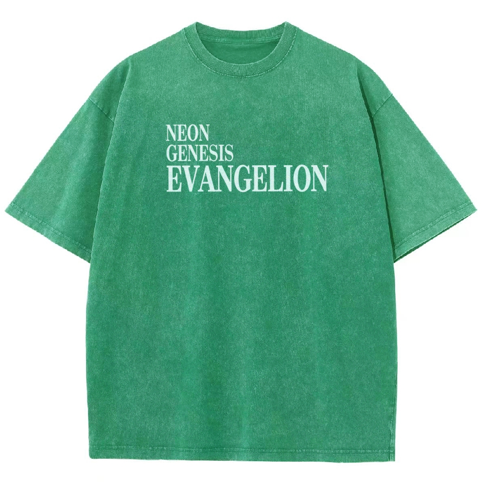 Neon Genesis Evangelion Unisex Fit Washed T-Shirt 2604003391