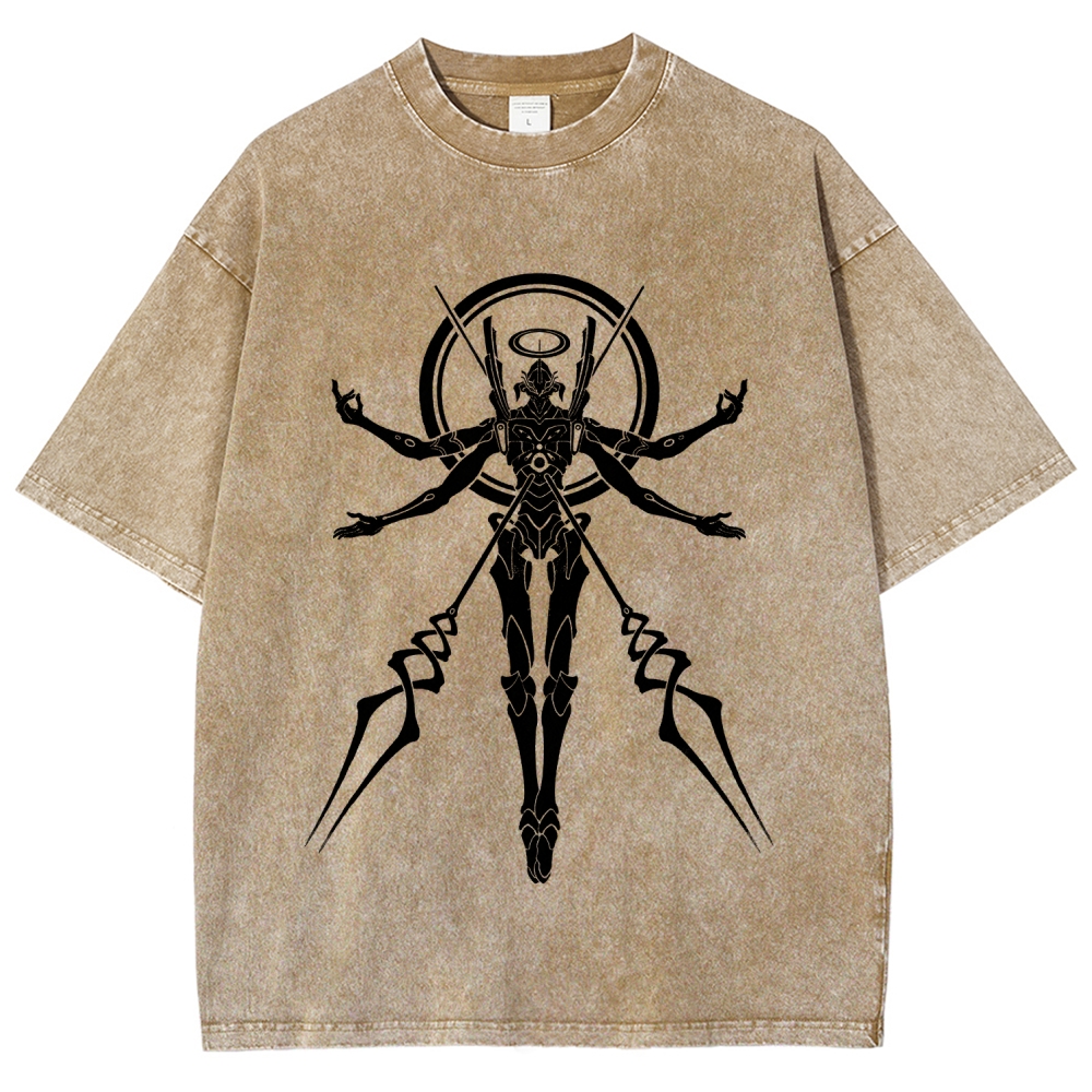 Neon Genesis Evangelion Unisex Fit Washed T-Shirt 2604004564