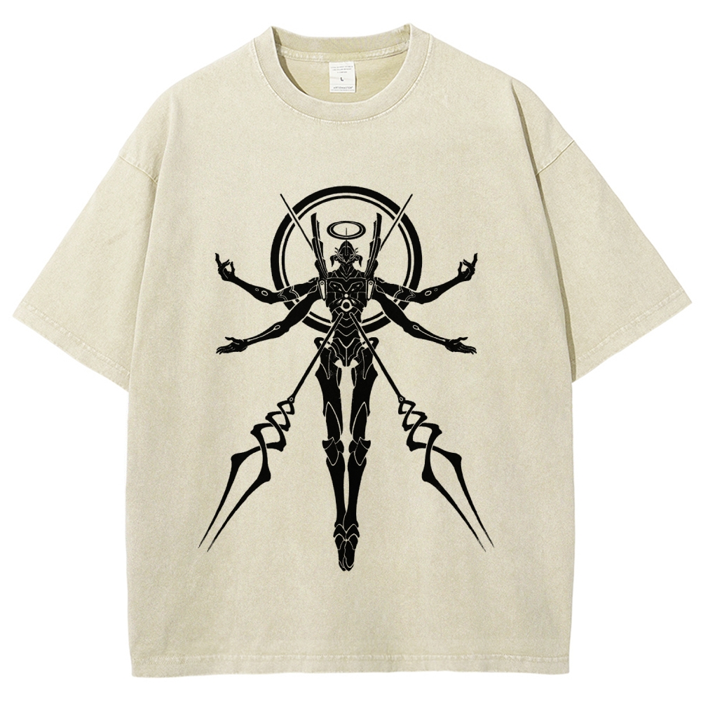 Neon Genesis Evangelion Unisex Fit Washed T-Shirt 2604004564