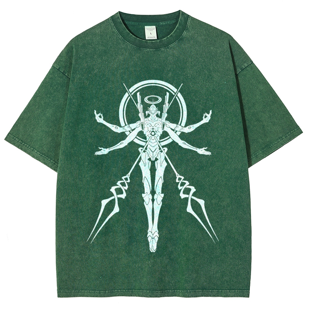 Neon Genesis Evangelion Unisex Fit Washed T-Shirt 2604004564