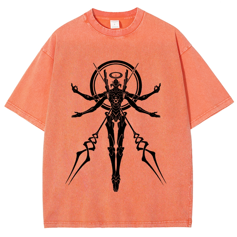 Neon Genesis Evangelion Unisex Fit Washed T-Shirt 2604004564