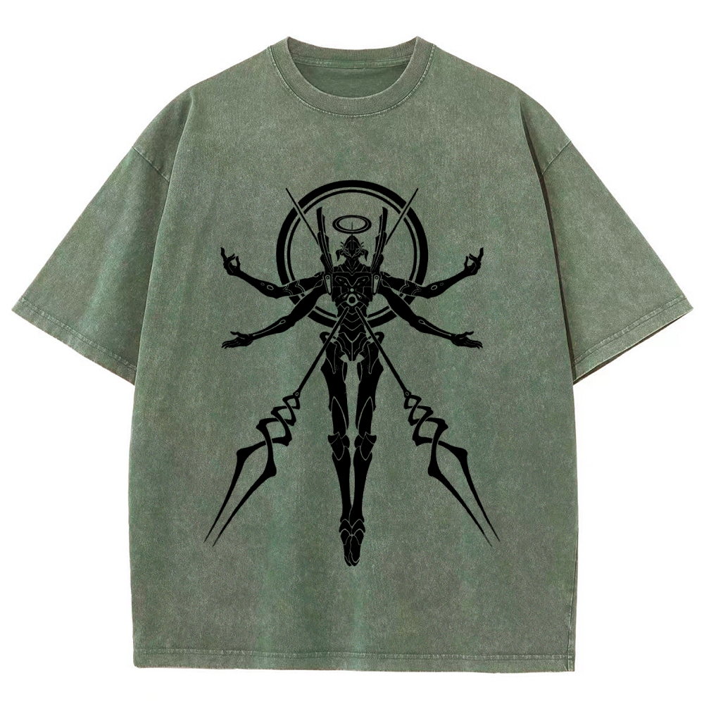 Neon Genesis Evangelion Unisex Fit Washed T-Shirt 2604004564