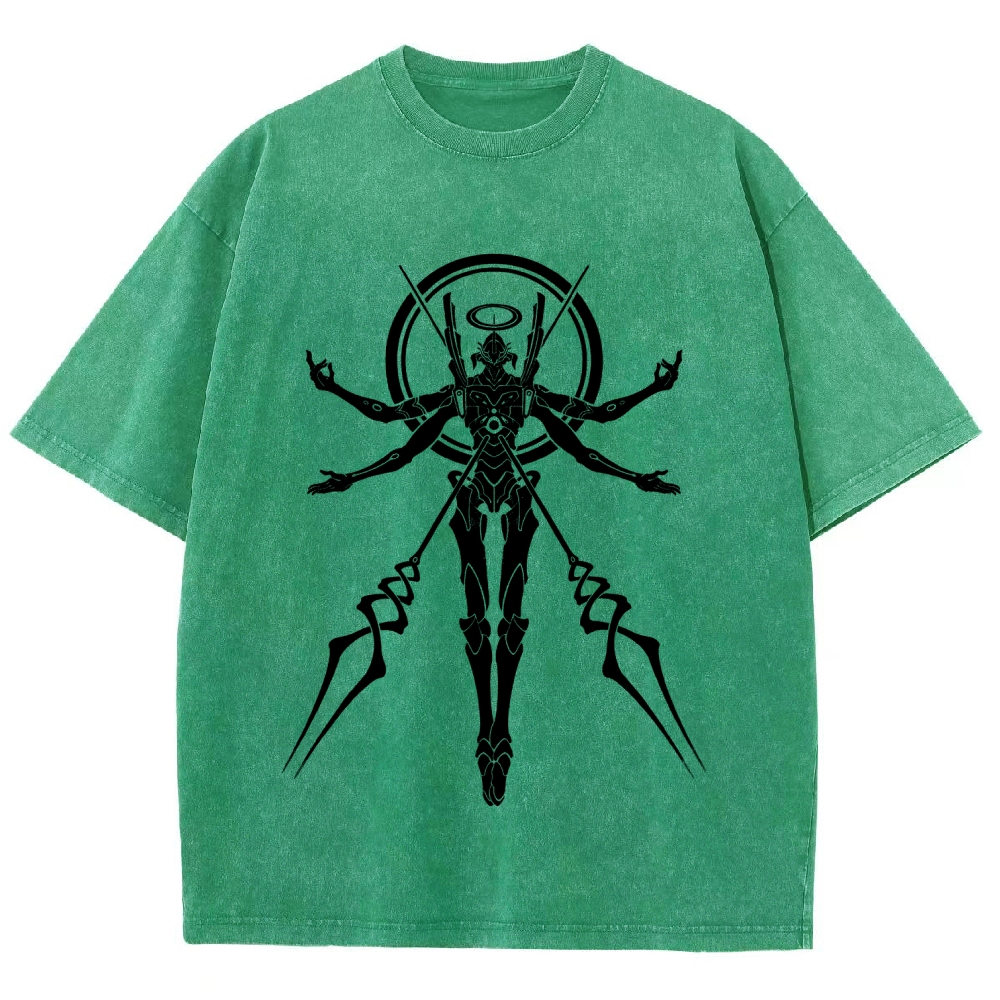 Neon Genesis Evangelion Unisex Fit Washed T-Shirt 2604004564