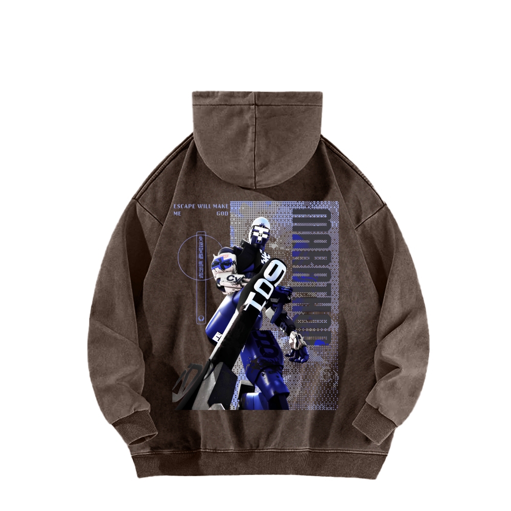 Marathon Unisex Washed Hoodie 2604005438