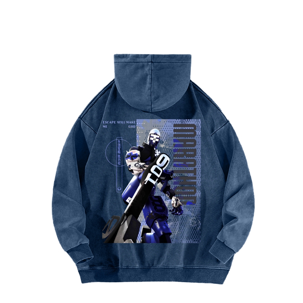 Marathon Unisex Washed Hoodie 2604005438