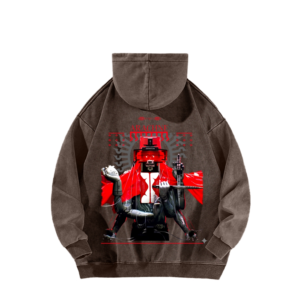 Marathon Unisex Washed Hoodie 2604005439