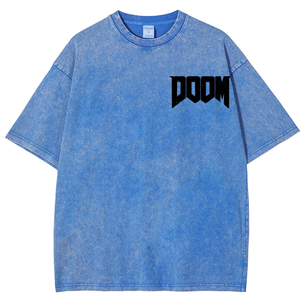 DOOM Unisex Fit Washed T-Shirt 2604007404