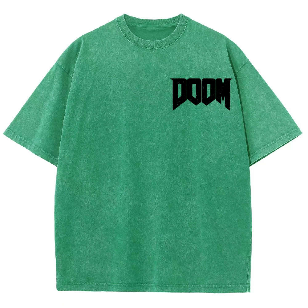 DOOM Unisex Fit Washed T-Shirt 2604007404