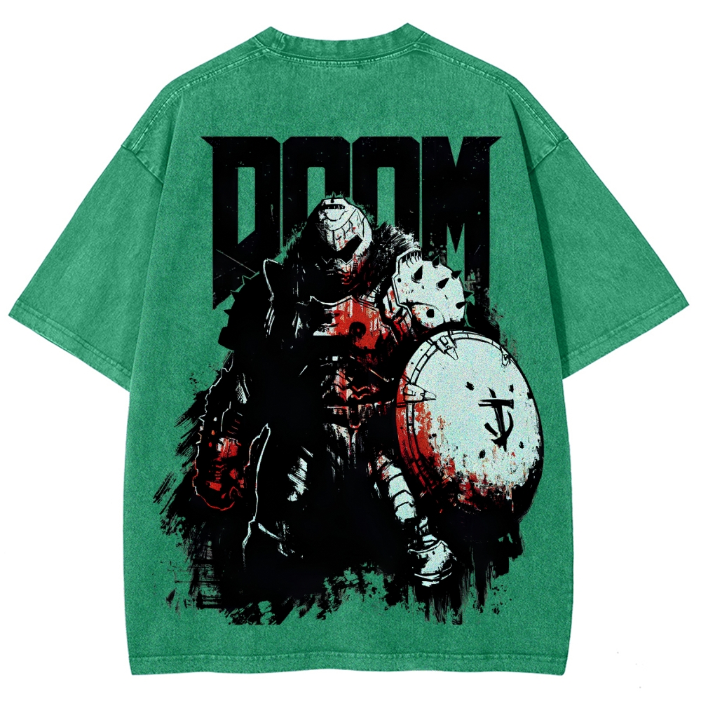 DOOM Unisex Fit Washed T-Shirt 2604007404