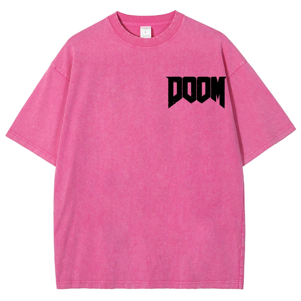 DOOM Unisex Fit Washed T-Shirt 2604007404