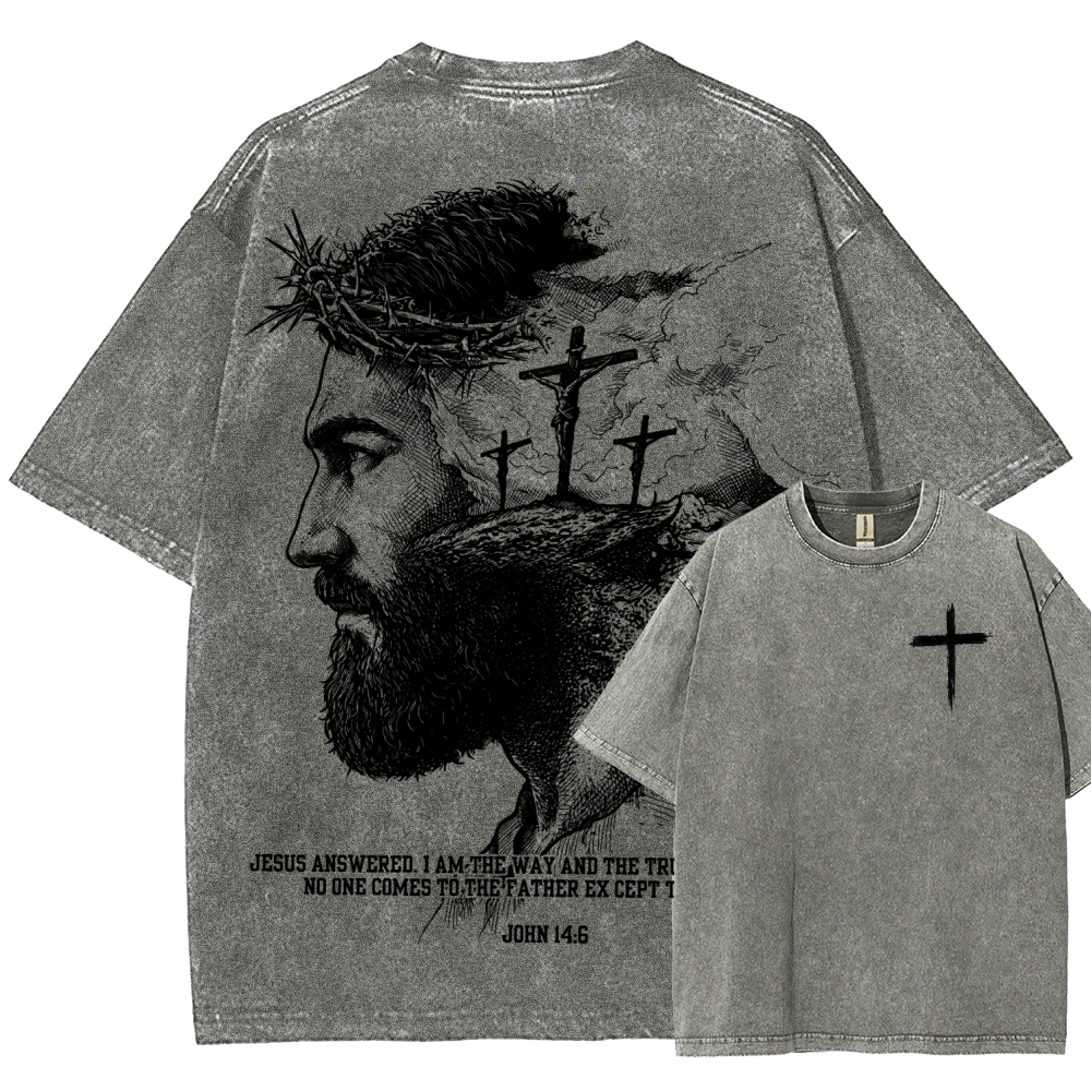 Christian street wear Unisex Fit Washed T-Shirt 2604008299