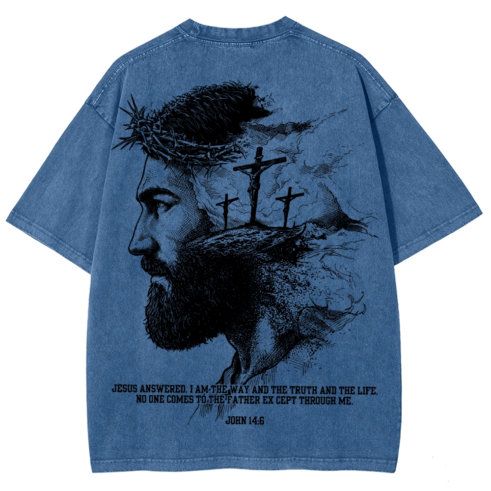 Christian street wear Unisex Fit Washed T-Shirt 2604008299