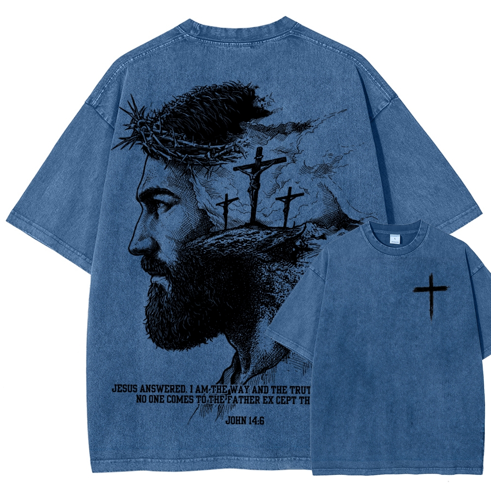 Christian street wear Unisex Fit Washed T-Shirt 2604008299