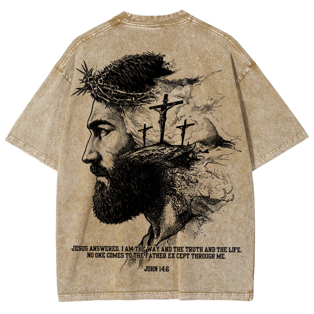 Christian street wear Unisex Fit Washed T-Shirt 2604008299