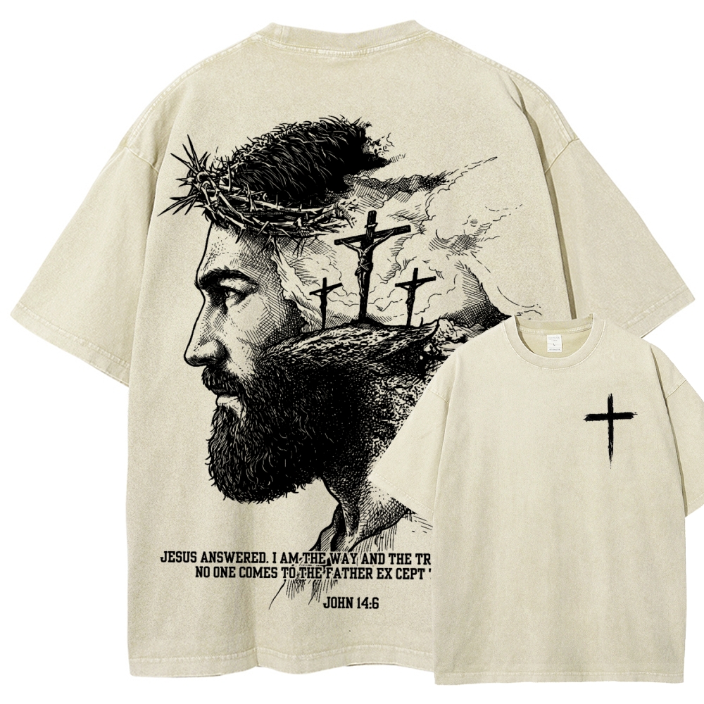 Christian street wear Unisex Fit Washed T-Shirt 2604008299