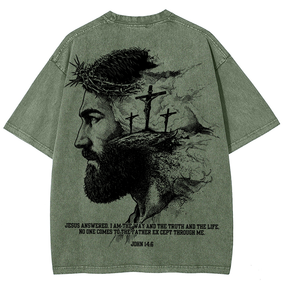 Christian street wear Unisex Fit Washed T-Shirt 2604008299