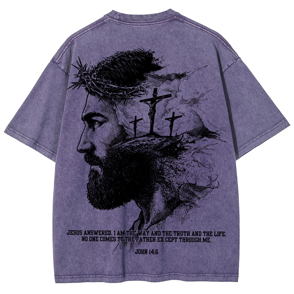 Christian street wear Unisex Fit Washed T-Shirt 2604008299