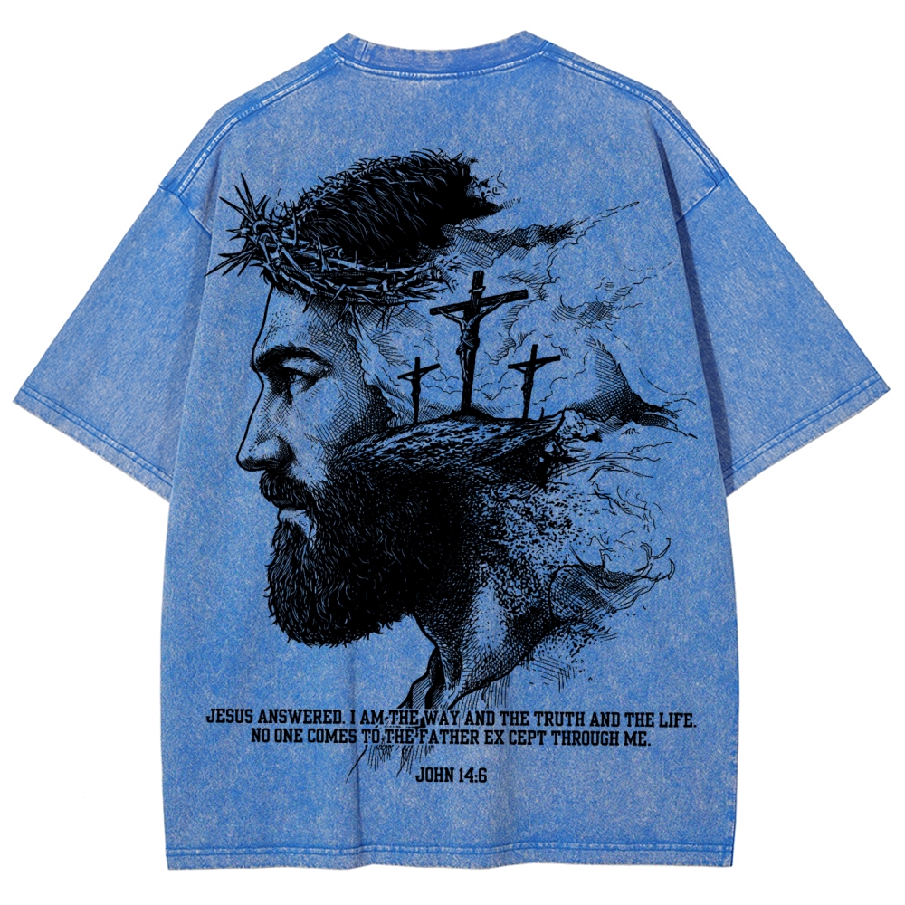 Christian street wear Unisex Fit Washed T-Shirt 2604008299