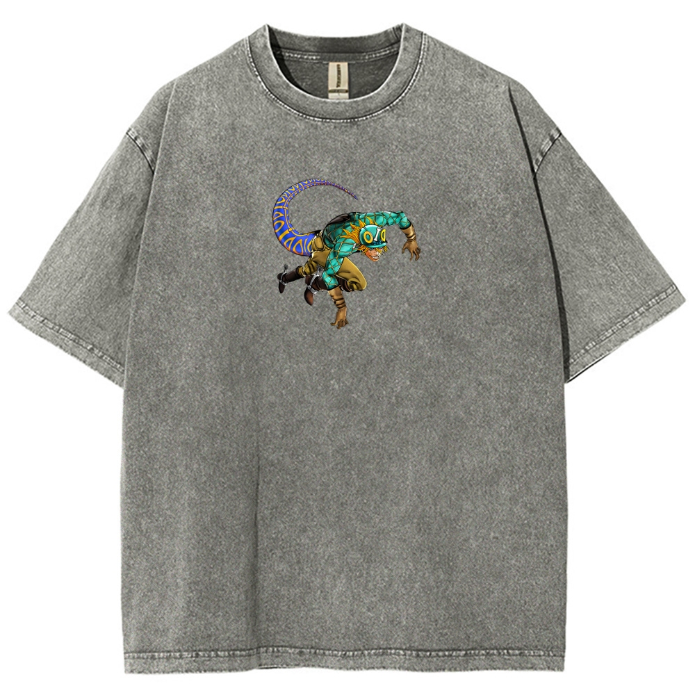 Jojo's Bizarre Adventure Unisex Fit Washed T-Shirt 2604008713