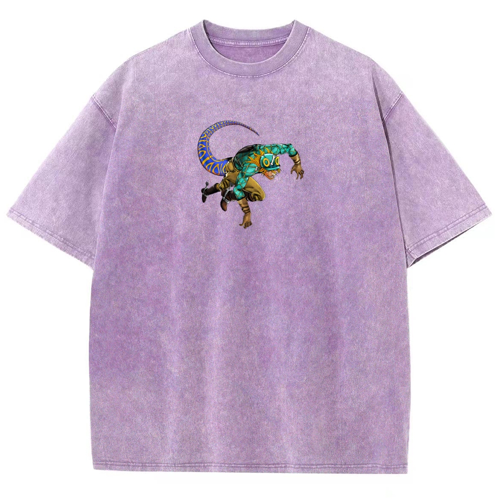 Jojo's Bizarre Adventure Unisex Fit Washed T-Shirt 2604008713