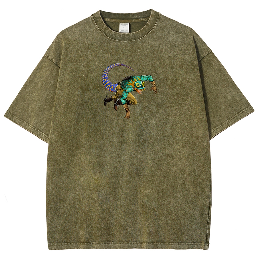 Jojo's Bizarre Adventure Unisex Fit Washed T-Shirt 2604008713