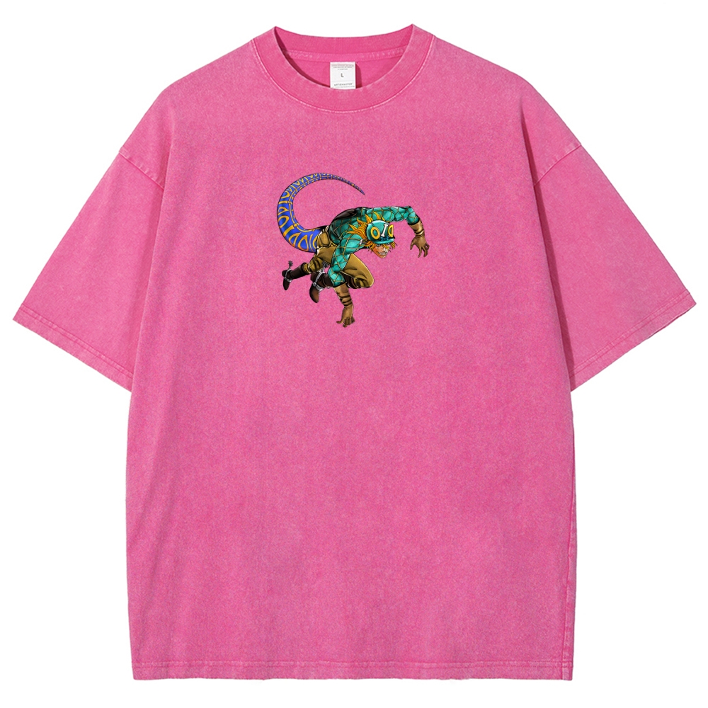 Jojo's Bizarre Adventure Unisex Fit Washed T-Shirt 2604008713