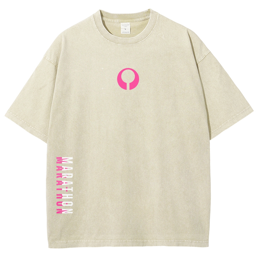 Marathon Unisex Fit Washed T-Shirt 2604010493