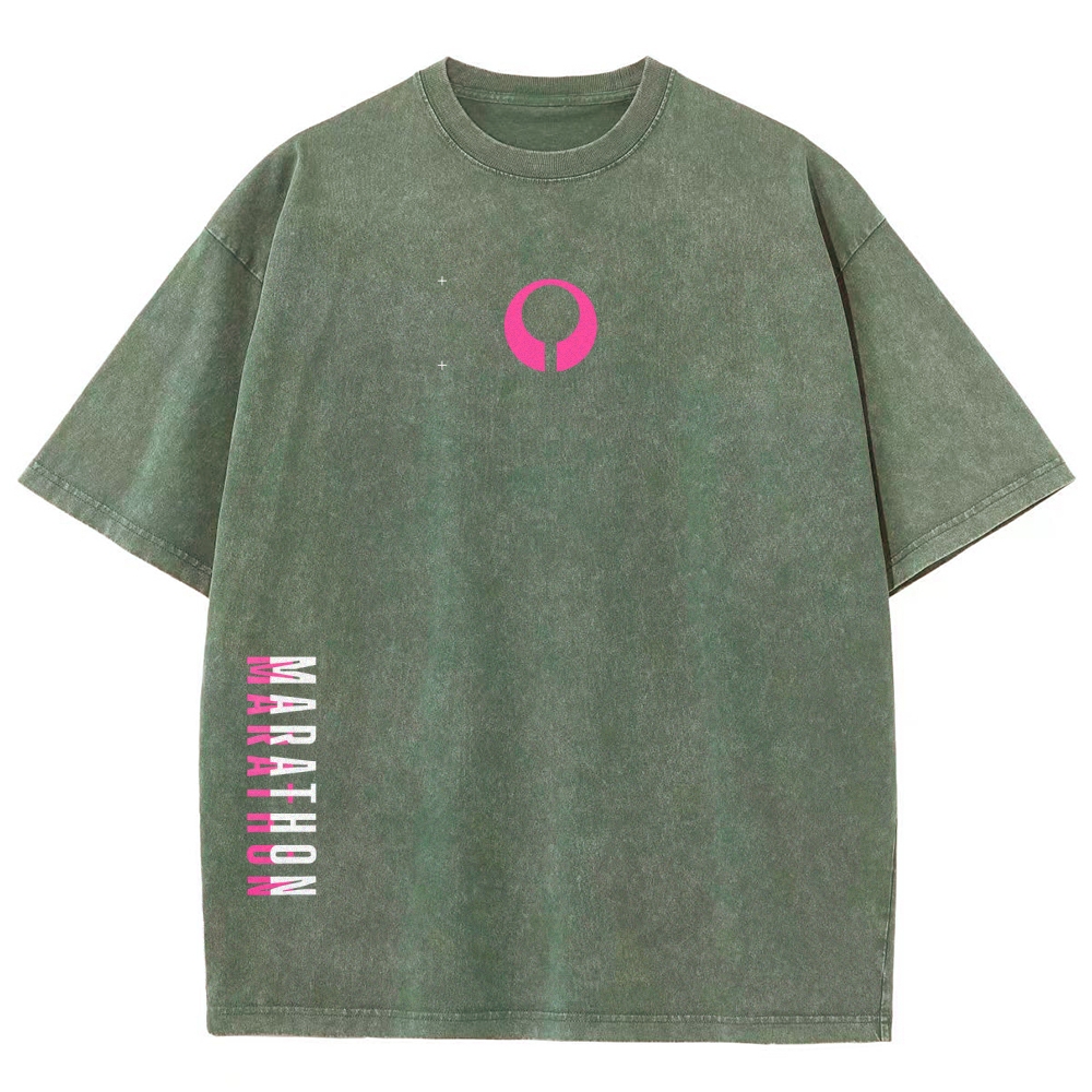 Marathon Unisex Fit Washed T-Shirt 2604010493