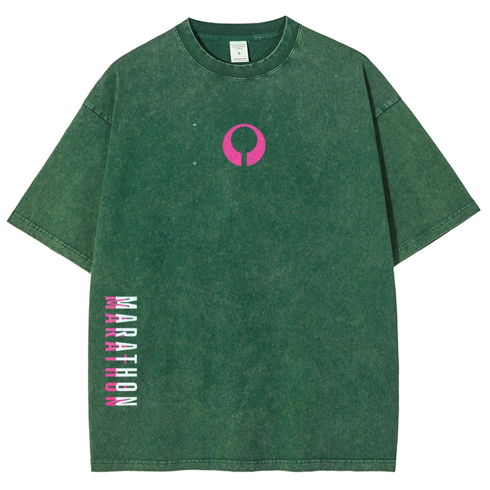 Marathon Unisex Fit Washed T-Shirt 2604010493