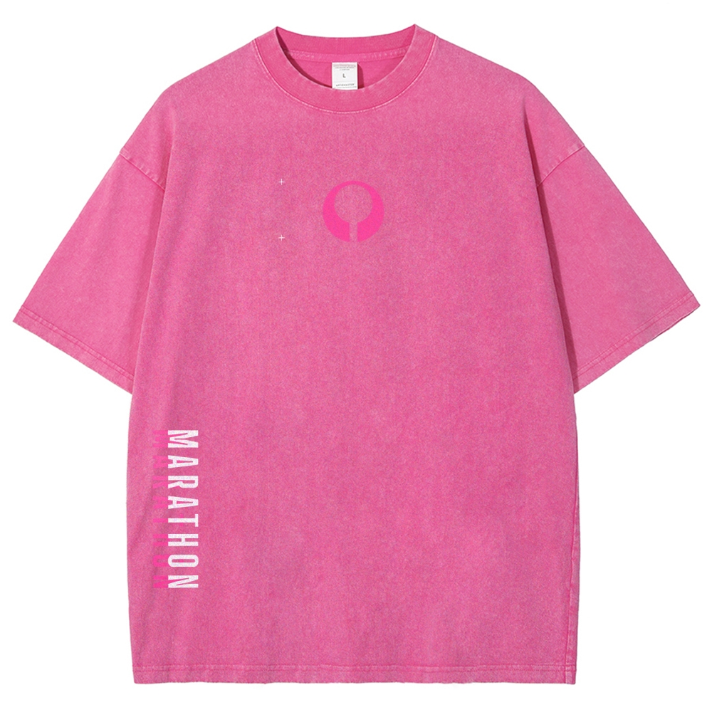 Marathon Unisex Fit Washed T-Shirt 2604010493
